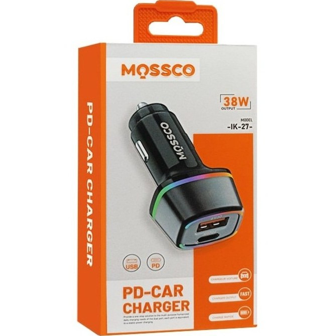 شارژر فندکی مسکو مدل MOSSCO IK-27 - 38W