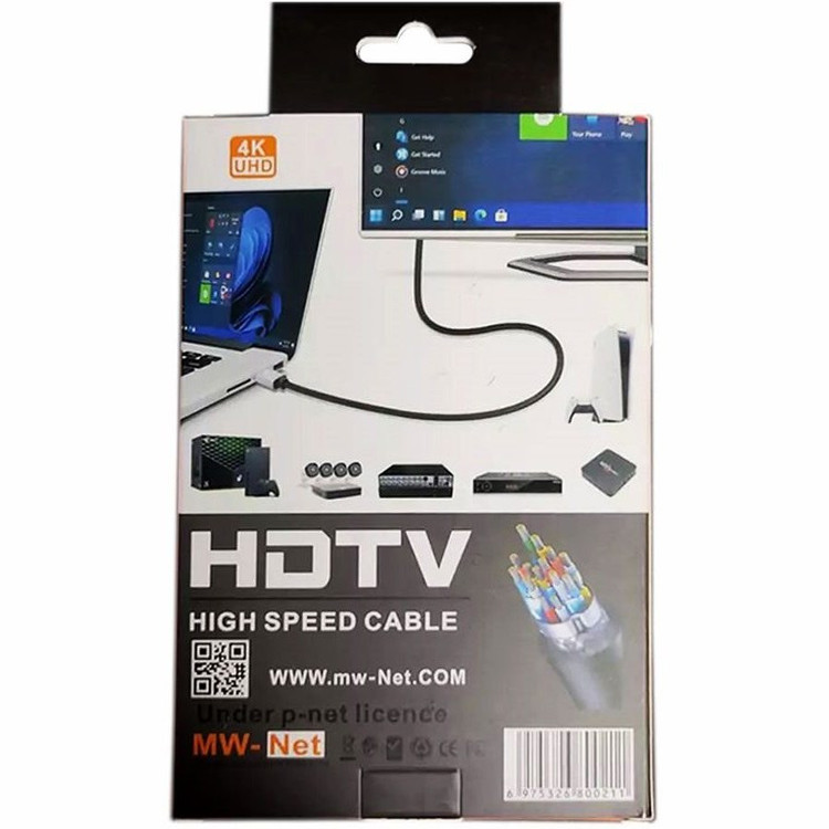 کابل hdmi 4k برند mw net متراژ 1.5