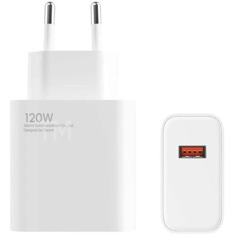 آداپتور شارژر فست شارژ 120 وات شیائومی اصلی با گارانتی طلایی Xiaomi Adaptor Charger MDY-13-EE