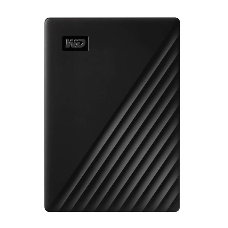 حافظه اچ دی دی اکسترنال وسترن دیجیتال مدل My Passport ظرفیت 5 ترابایت سازگار با Windows 10 ،8 ،7، دارای رابط USB 3.0، سرعت انتقال دادهها ۵ گیگابیت بر ثانیه
