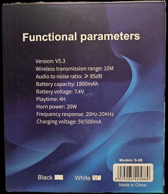 اسپیکر قابل حمل RSES مدل S-88
