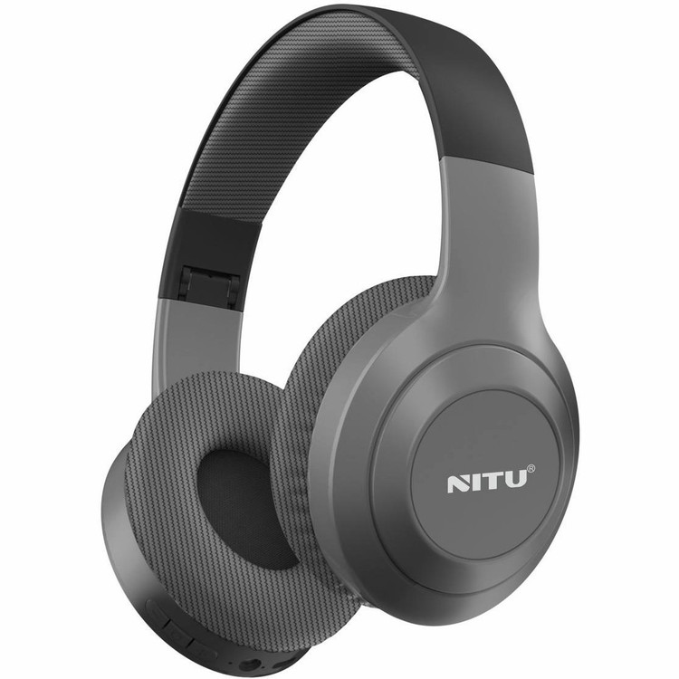 هدفون بی سیم NITU مدل 14 - طوسی