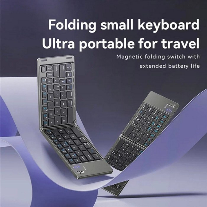 کیبورد تاشو به همراه استند -FOLDABLE KEYBOARD KB27-YESIDO
